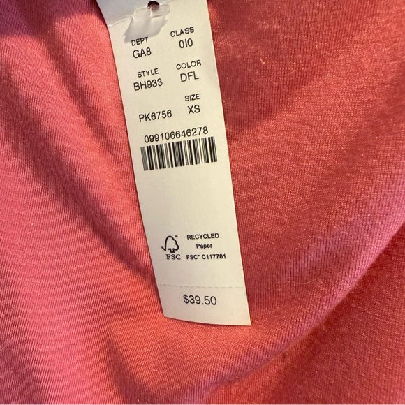 New j crew pink one shoulder top - Picture 4 of 4